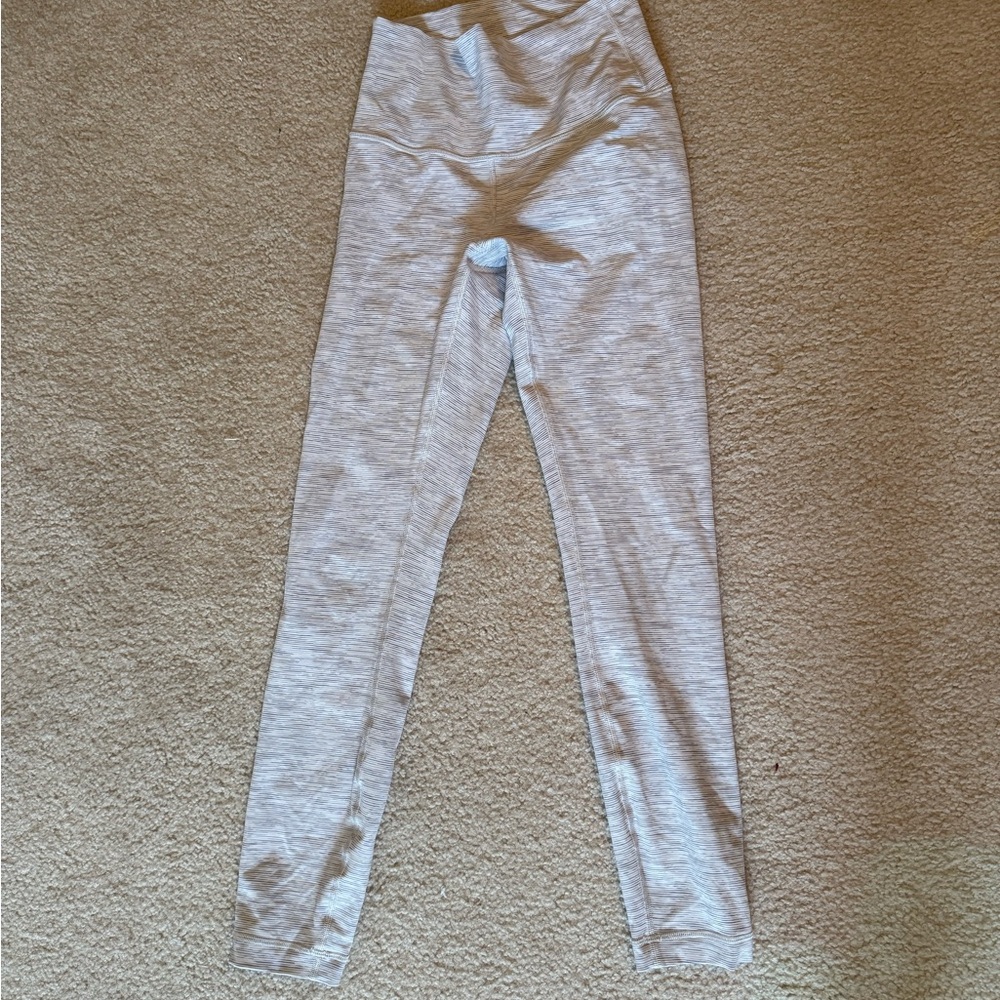 lululemon athletica Light Gray Leggings